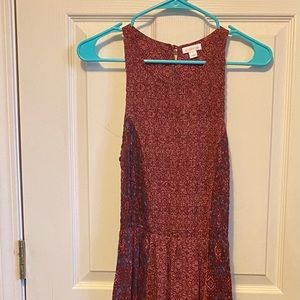 Ankle length hobo dress
